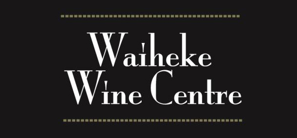 Waiheke Wine Centre logo with black background